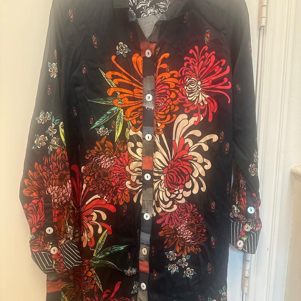 John Mark Multicolor Floral Shirt